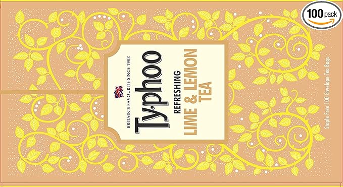 Refreshing Lime and Lemon Tea, 100 X 1.8 g