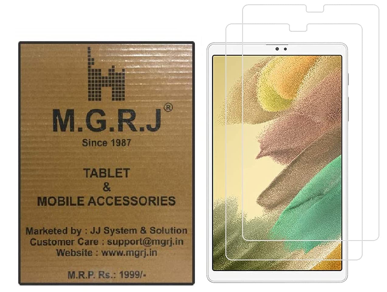 M.G.R.J® Tempered Glass Screen Protector for Samsung Galaxy Tab A7 Lite (SM-T220 / T225) (8.7" inch) (2021 Release) (Pack of 2) (B097YZ4SKY) Amazon Price History, Amazon Price Tracker