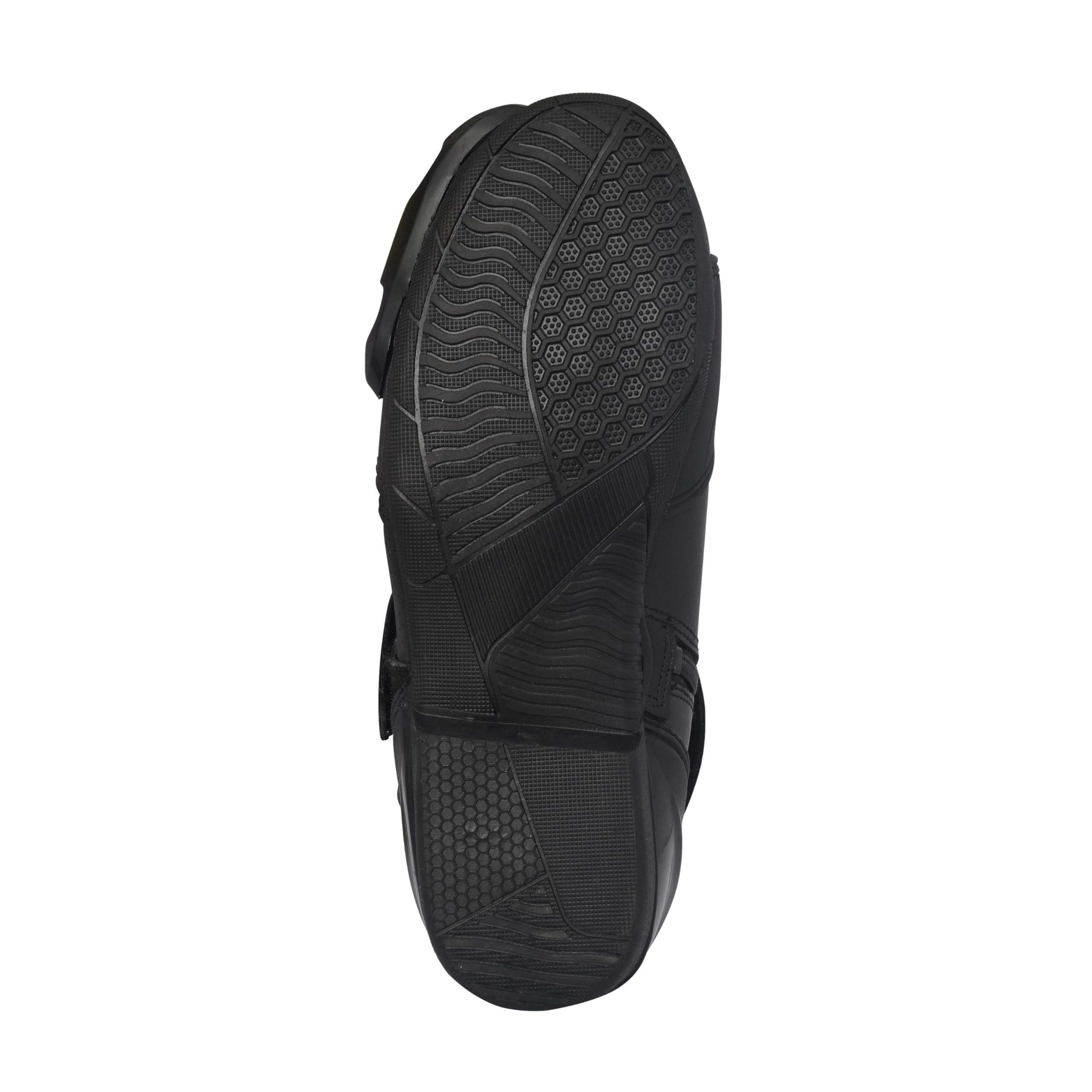 Bohmberg Botas de moto para hombre AUDAX, botas moteras, botas deportivas para moto fabricadas en piel, hidrófugas con protectores reforzados protectores