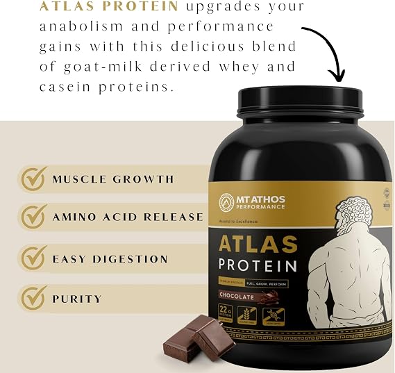 Mt. Athos Atlas Performance Chocolate Protein Powder| 28 Servings