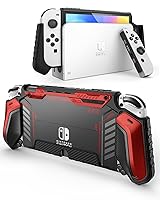 Vista 1 de i-Blason Armorbox for Nintendo Switch OLED Case 2021, Dockable Rugged Protective Case Compatible with Nintendo Switch OLED Model and Joy-Con