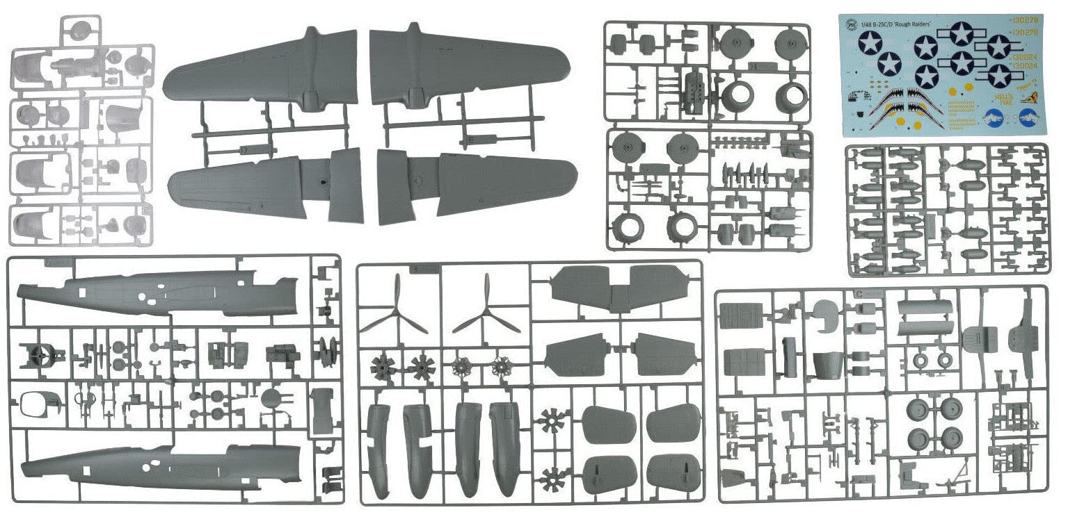 Premium Hobbies B-25C/D "Rough Raiders" 1:48 plastikowy model samolotu zestaw 139 V