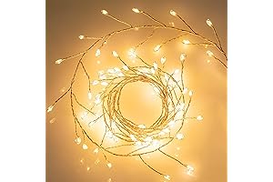 Minetom Decorative String Lights Indoor, Warm White