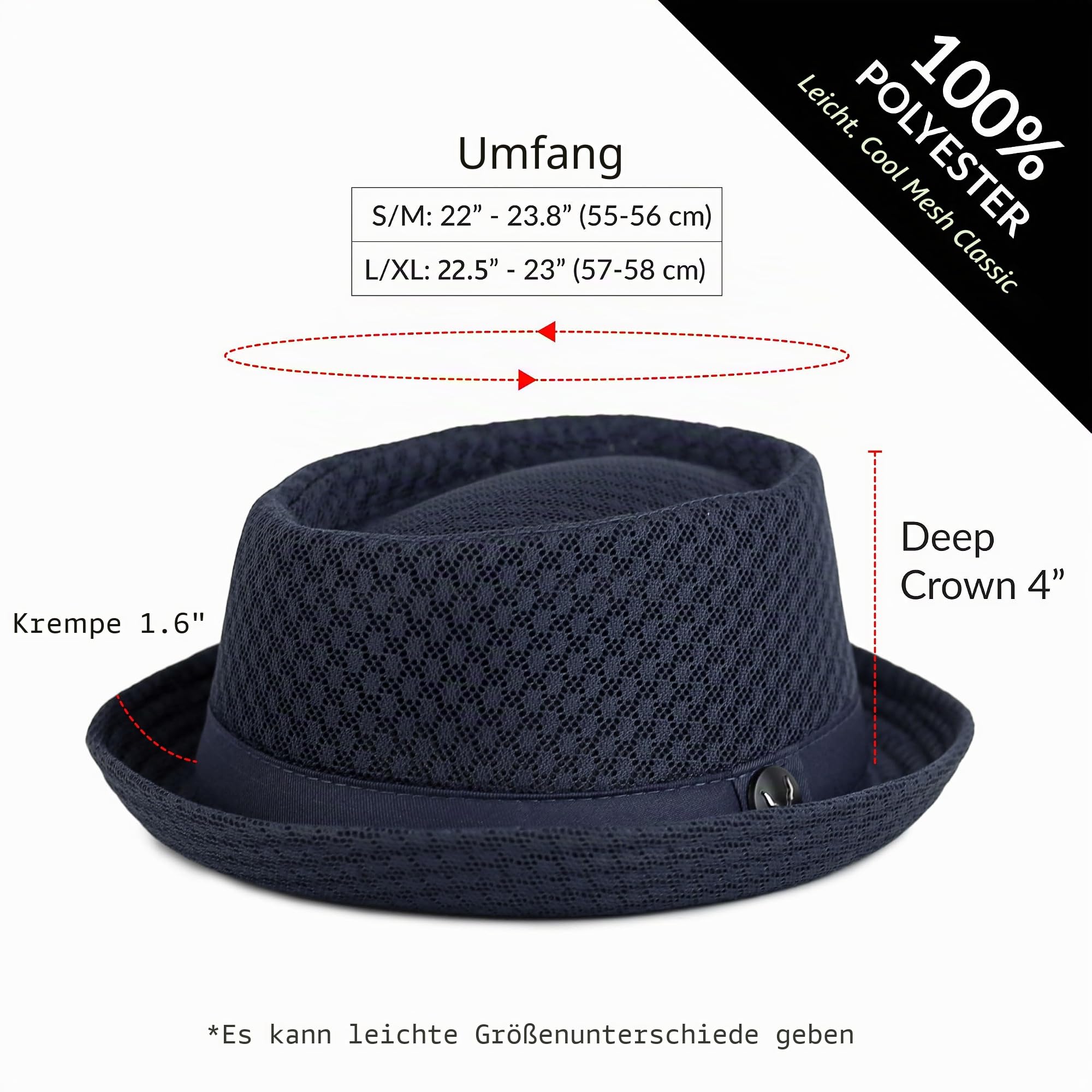 The Hat Depot Herren Baseball Cap