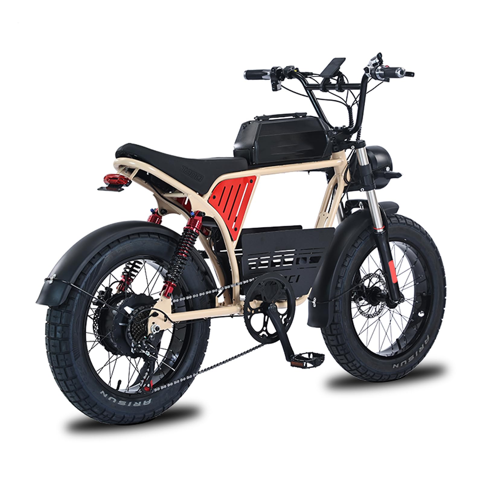 1500W Electric Bike for Adults,48V 18ah Battery, 20" x 4.0 Fat Tire Brushless Motor Ebike,7 Speed Gears Three riding modes,oil brake,Up to 25-50Miles,31MPH,All-Terrain E Bike for Mountains, Snow, Sand