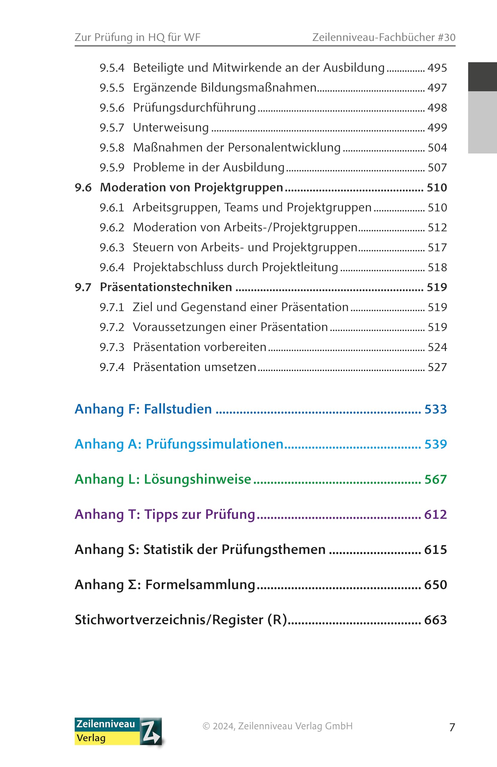 Zur Prüfung vorbereiten in Handlungsspezifische Qualifikationen für Wirtschaftsfachwirte