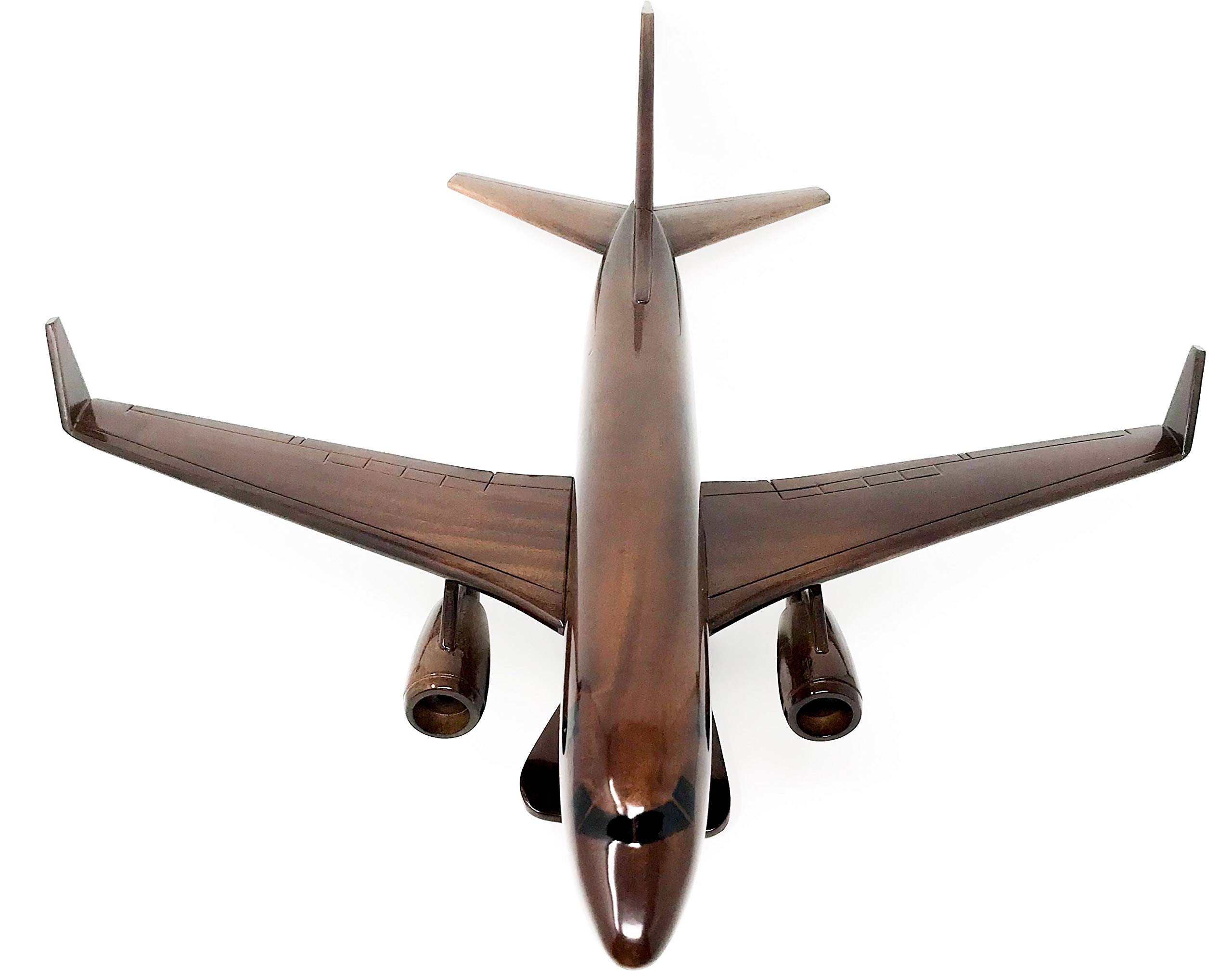 Boeing 737レプリカ飛行機モデルHand Crafted with Realマホガニー木製 