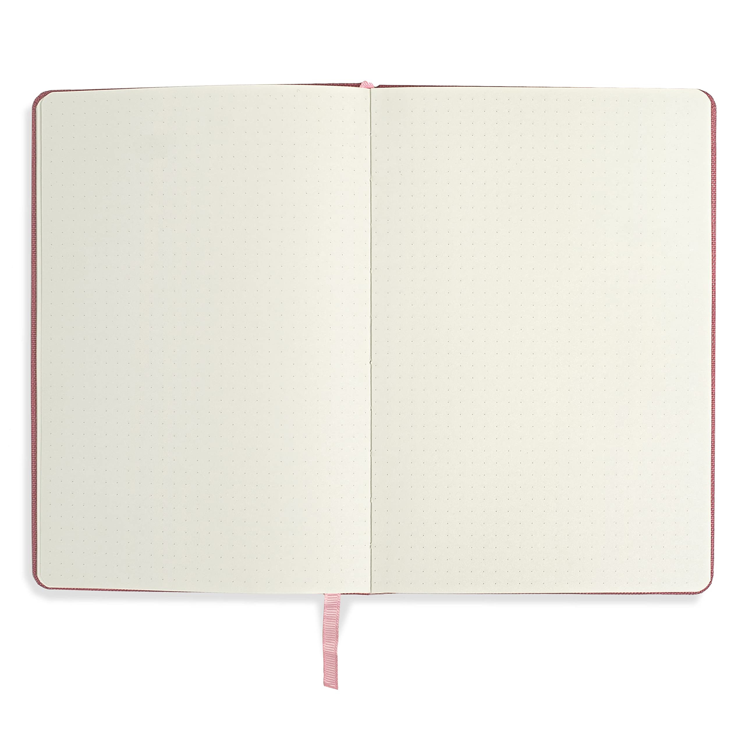 Anecdote Dotted Journal Notebook. Hard Cover, Dotted, Thick 100 gsm Paper, A5 size: 8.3 inches x 5.4 inches. Use for School, Office, Home or Business. (Blossom)