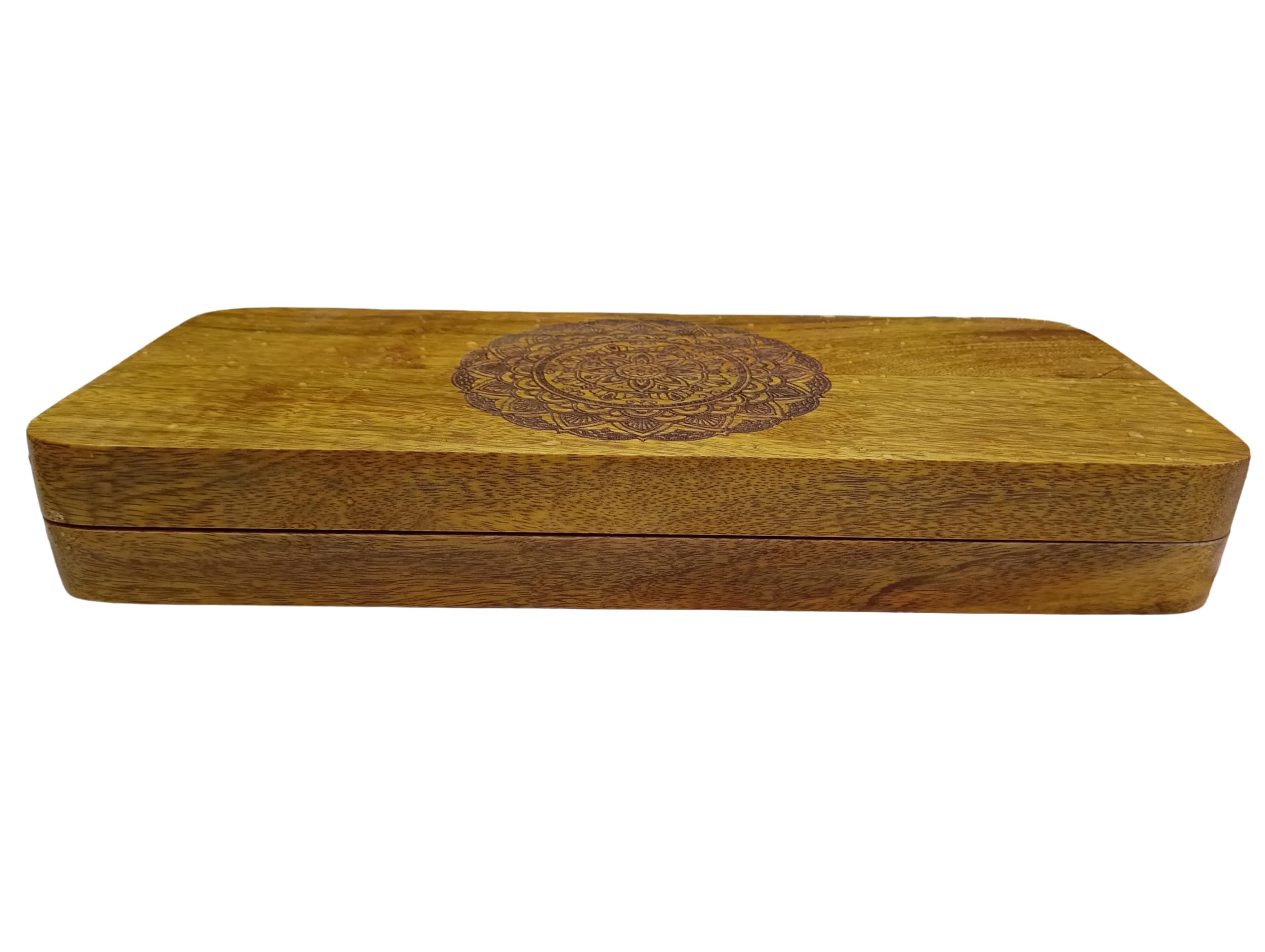 Sadhu - Tavola per pratica yoga, in legno di mango, 100% fatto a mano, 3 misure: 10 mm, 12 mm e 15 mm, allevia la tensione, favorisce la circolazione sanguigna, aiuta ad emicrania disturbi del sonno