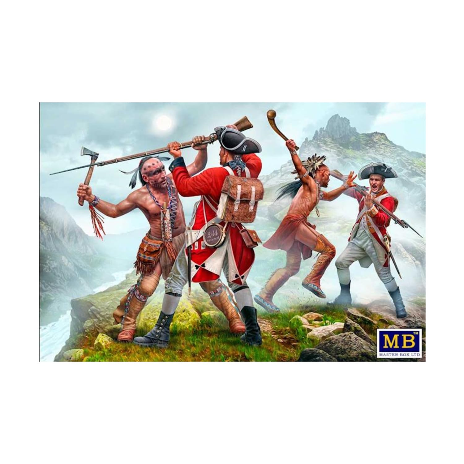 Masterbox 1:35 - I Mohicani, Serie di Guerra Indiana, No.7