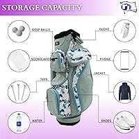 Vista 3 de RJ Sports Paradise - Bolsa para carrito de golf para mujer