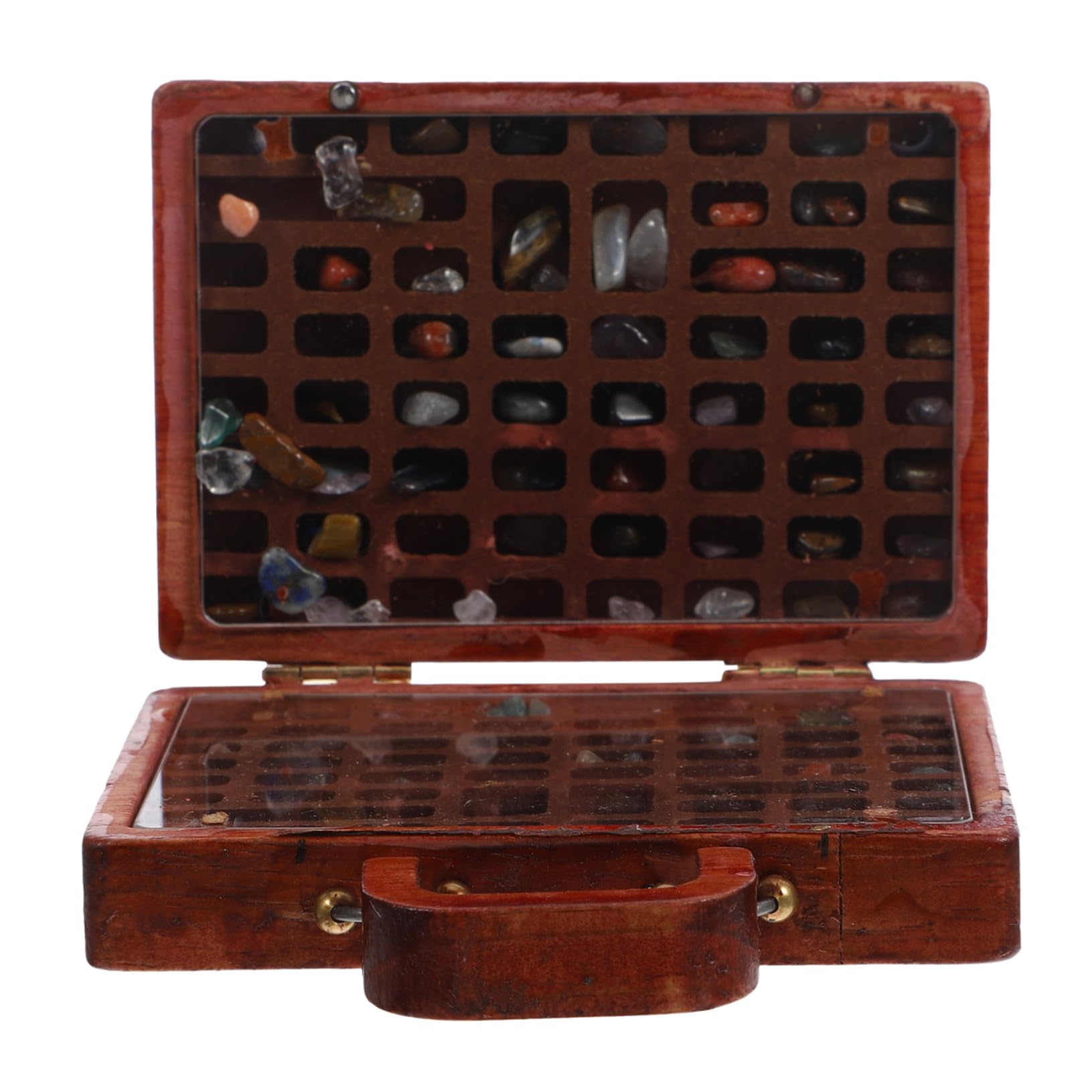 Boîte de rangement en pierre à compartiments multiples pour trier facilement sa collection