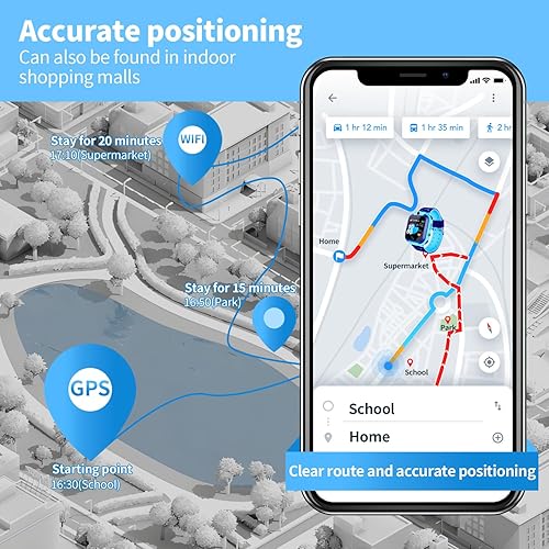 Miniatura 3 de 2G - Reloj inteligente para niños, llamada de emergencia SOS, videollamadas, rastreador de actividad impermeable para niñas de 3 a 12 años, idea