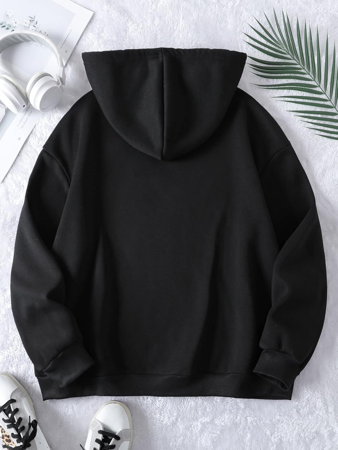 SHENHE Women's Graphic Letter Print Chicago USA Vintage Hoodie Thermal Sweatshirt Pullover - Image 2