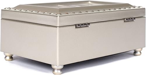 Miniatura 4 de Cottage Garden Caja de música para joyas de primera comunión con texto God Beside You