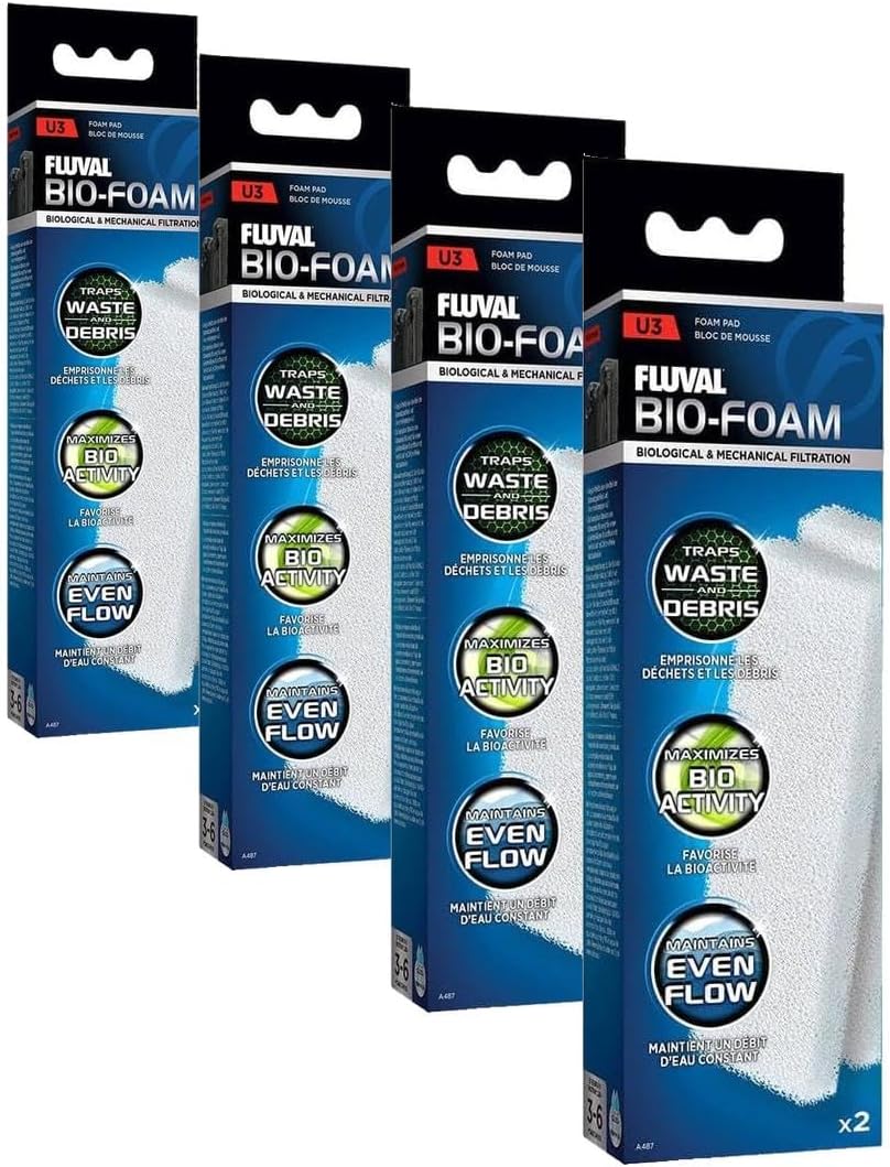 Fluval U3 Underwater Filter Foam Pad (Pack of 4)