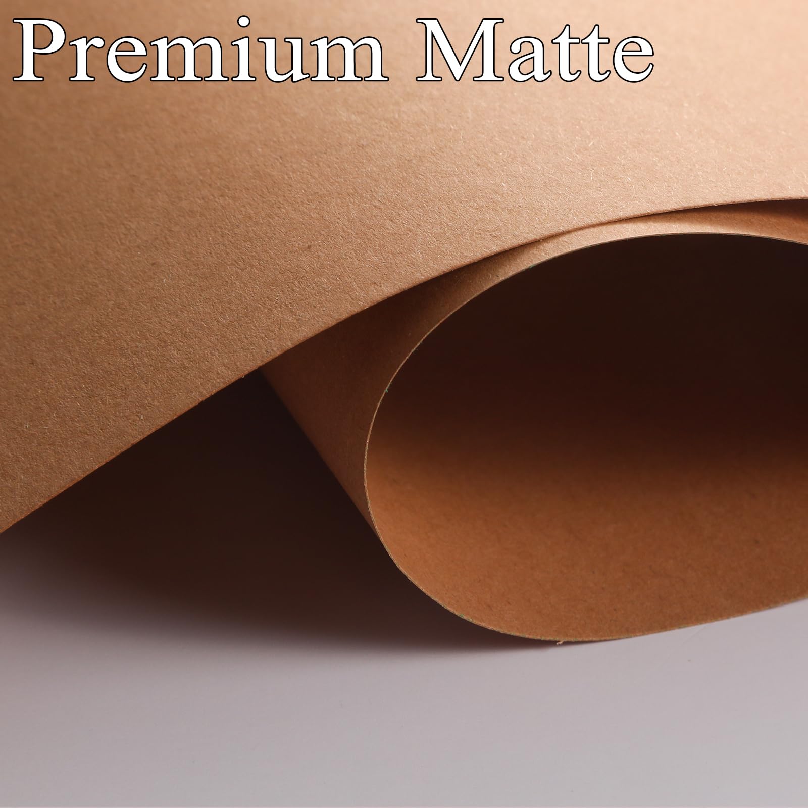 Cartulina kraft de 8.5 x 11 pulgadas, 40 hojas de 65 libras/180 g/m², papel de impresora de cartulina para invitaciones, menús, bodas, tarjetas de bricolaje, suministros escolares para niños