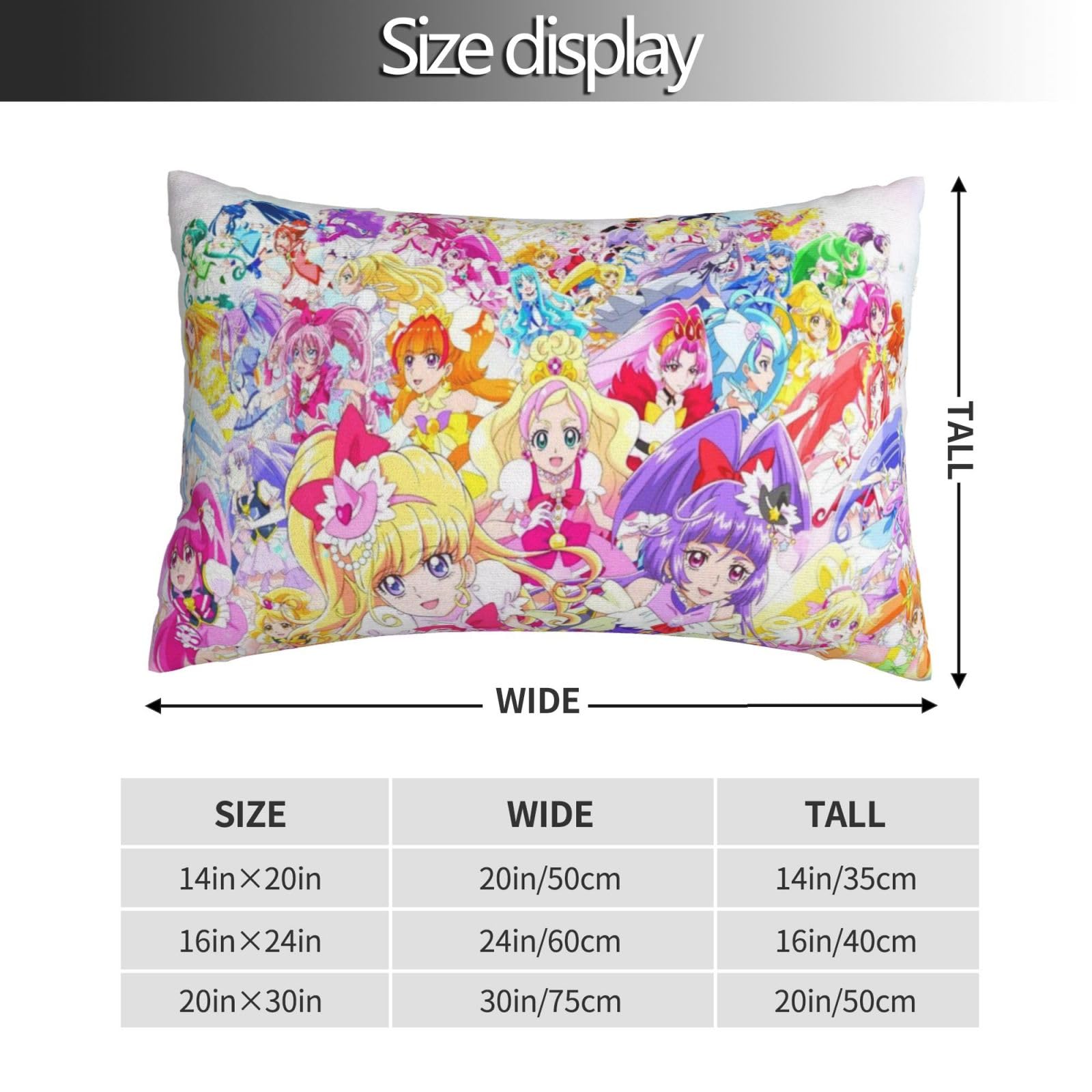 プリキュア　まくらカバー Amazon｜枕カバー プリキュア (17) まくらカバー 抱き枕カバー 洗える