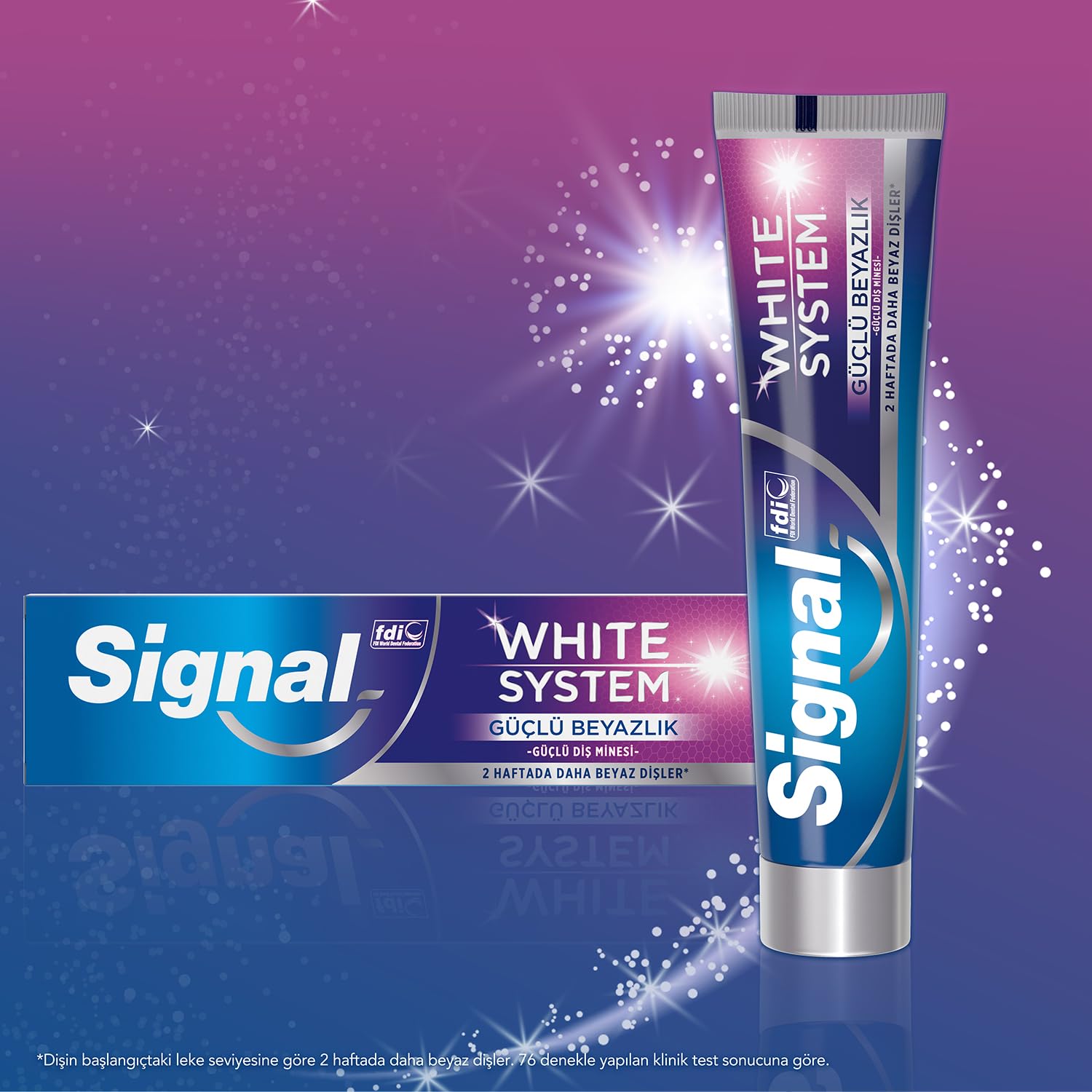 Signal White System Diş Macunu Güçlü Beyazlık Güçlü Diş Minesi 75 ml
