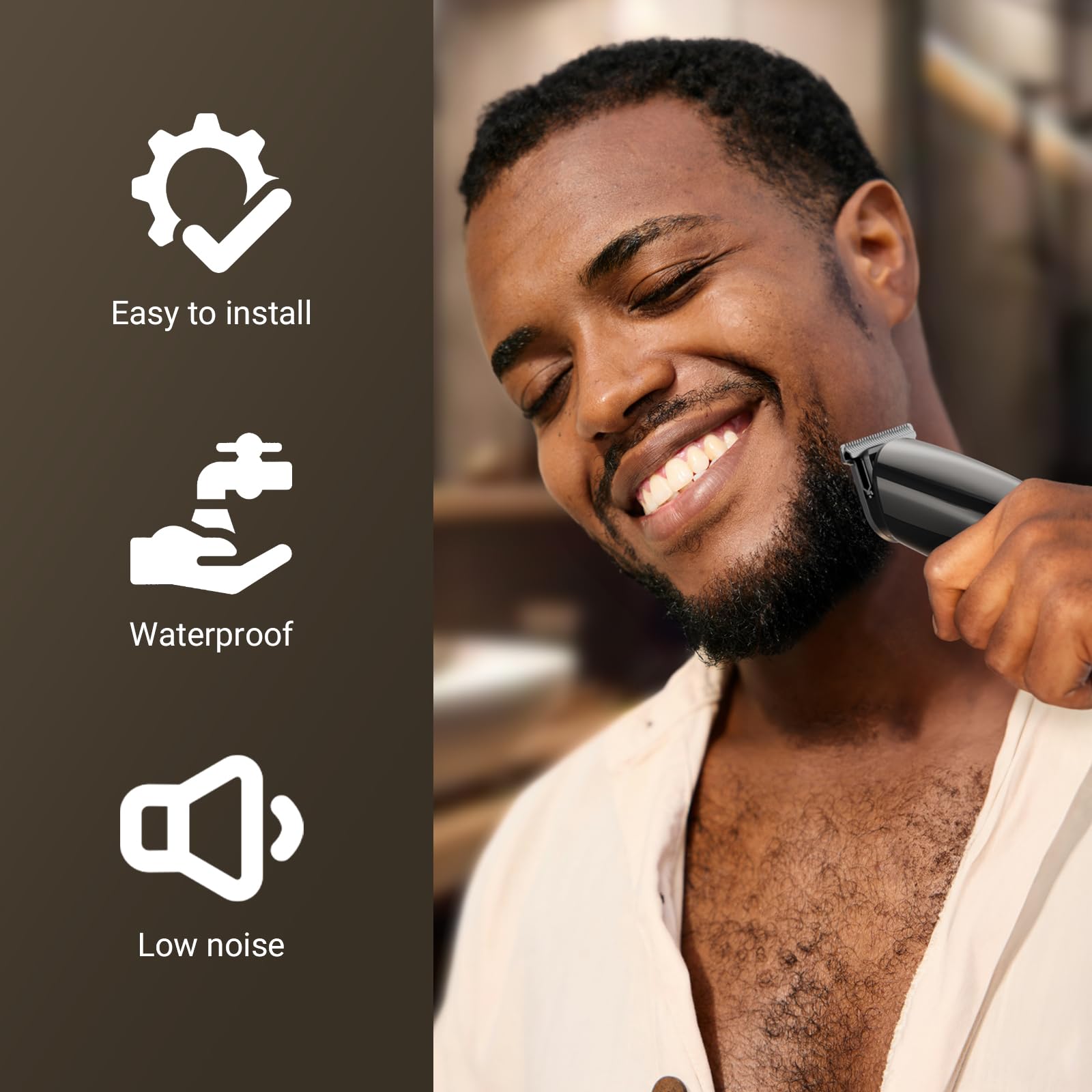 Beard Trimmer Kit - 12-in-1 Grooming -5