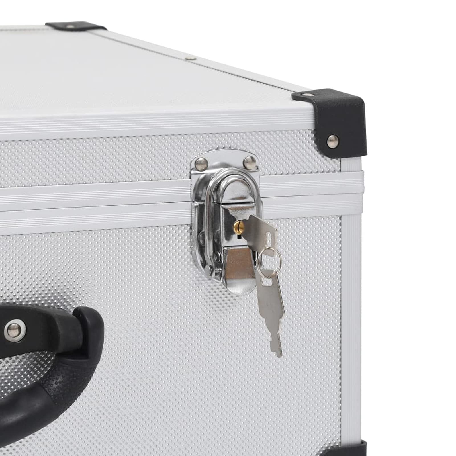 Custodia CD per 60 CD in Alluminio ABS Argento,Forniture per Ufficio,Archiviazione e organizzazione,Porta CD/DVD-91856