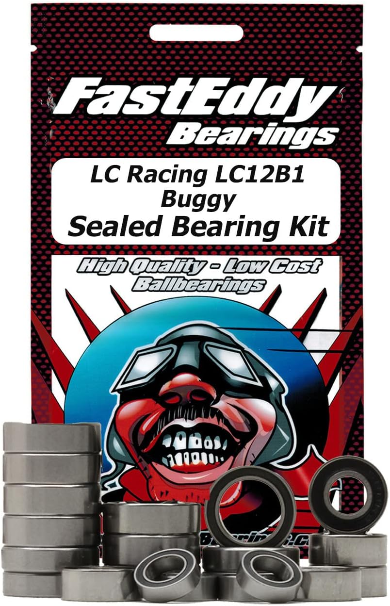 Compatible with LC Racing LC12B1 Buggy Sealed Bearing Kit