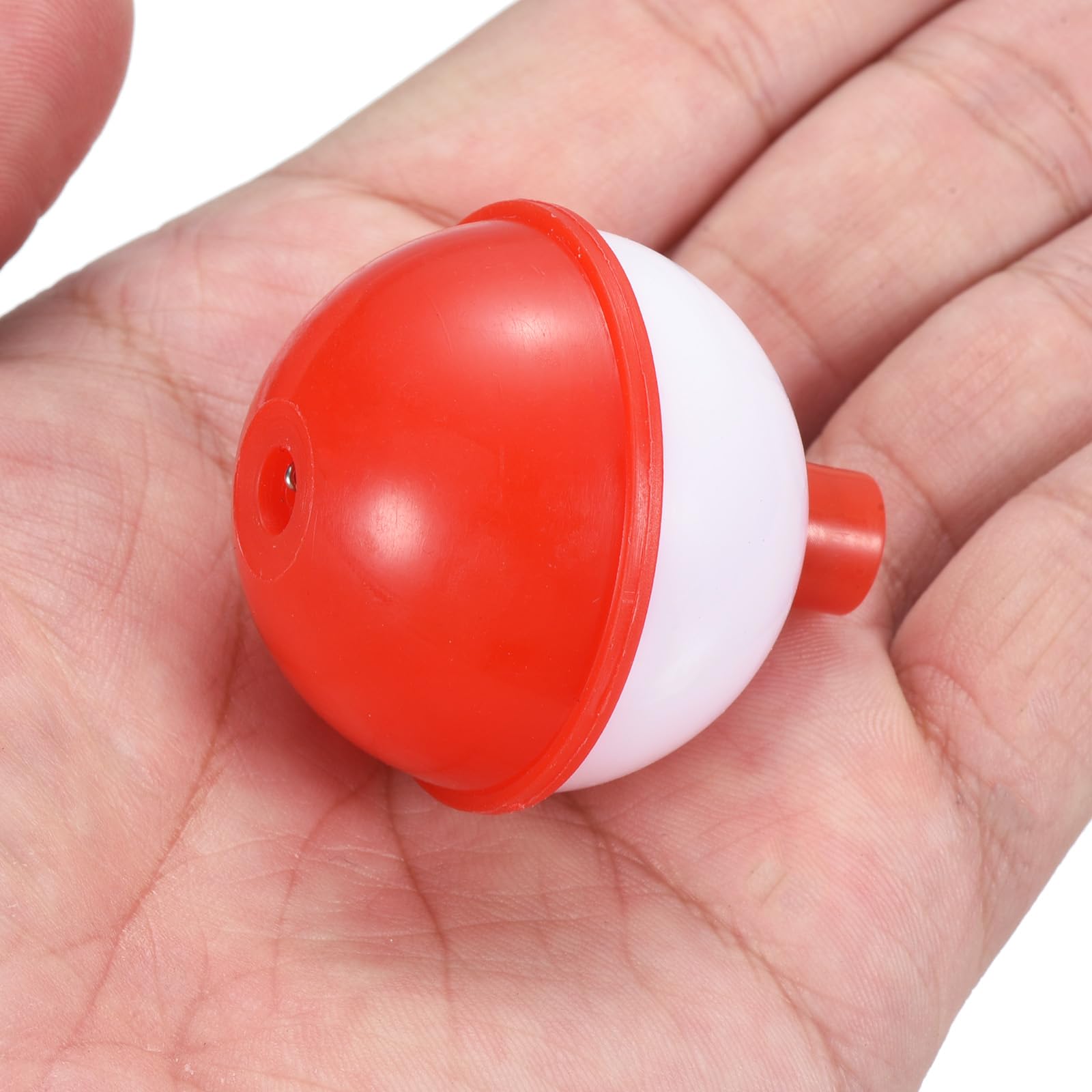 PATIKIL Bobbers da pesca, confezione di plastica pulsante rotondo galleggiante da pesca