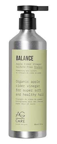 AG Care Balance Apple Cider Vinegar Sulfate-Free Shampoo, 12 Fl Oz