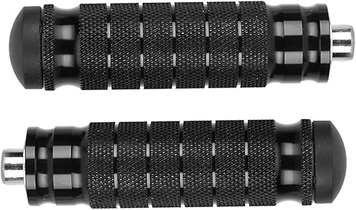 Miniatura 9 de Reposapiés trasero para motocicleta, paquete de 2 pedales de aluminio para motocicleta, universales M8 antideslizantes, reposapiés M8 para