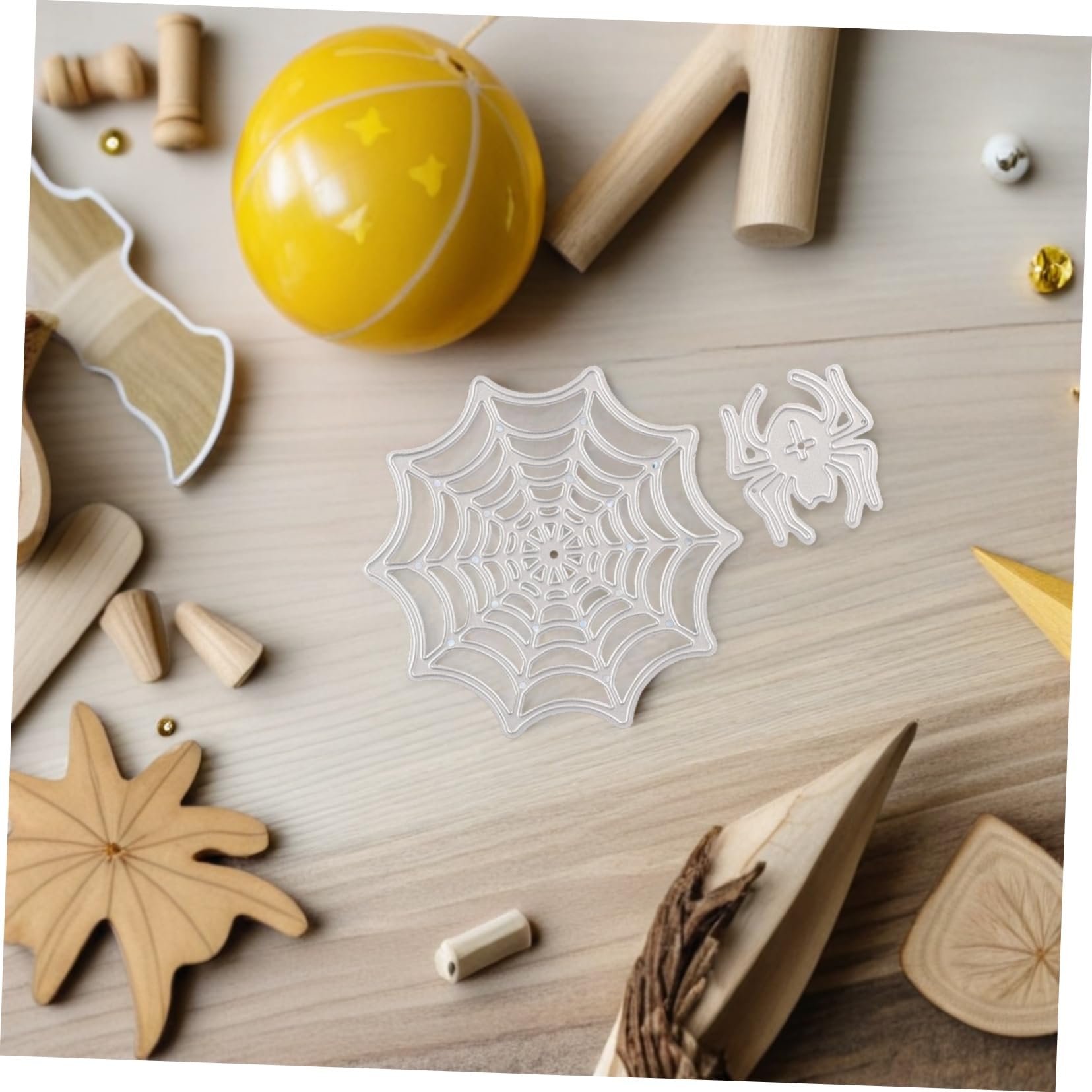 OSALADI Troquel para Manualidades DIY con Plantilla de Telaraña de Halloween para Scrapbooking y Decoración de Álbumes