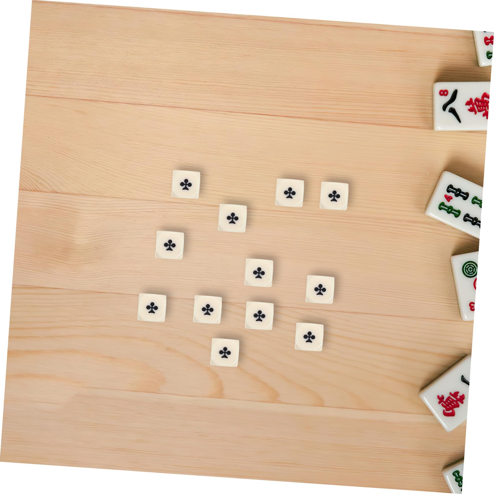 KOMBIUDA 75pièces Dés Acrylique pour Jeux De Poker Espagnols Accessoires De Fête Amusants Dés à Jouer Jeu Portable pour Bar Et