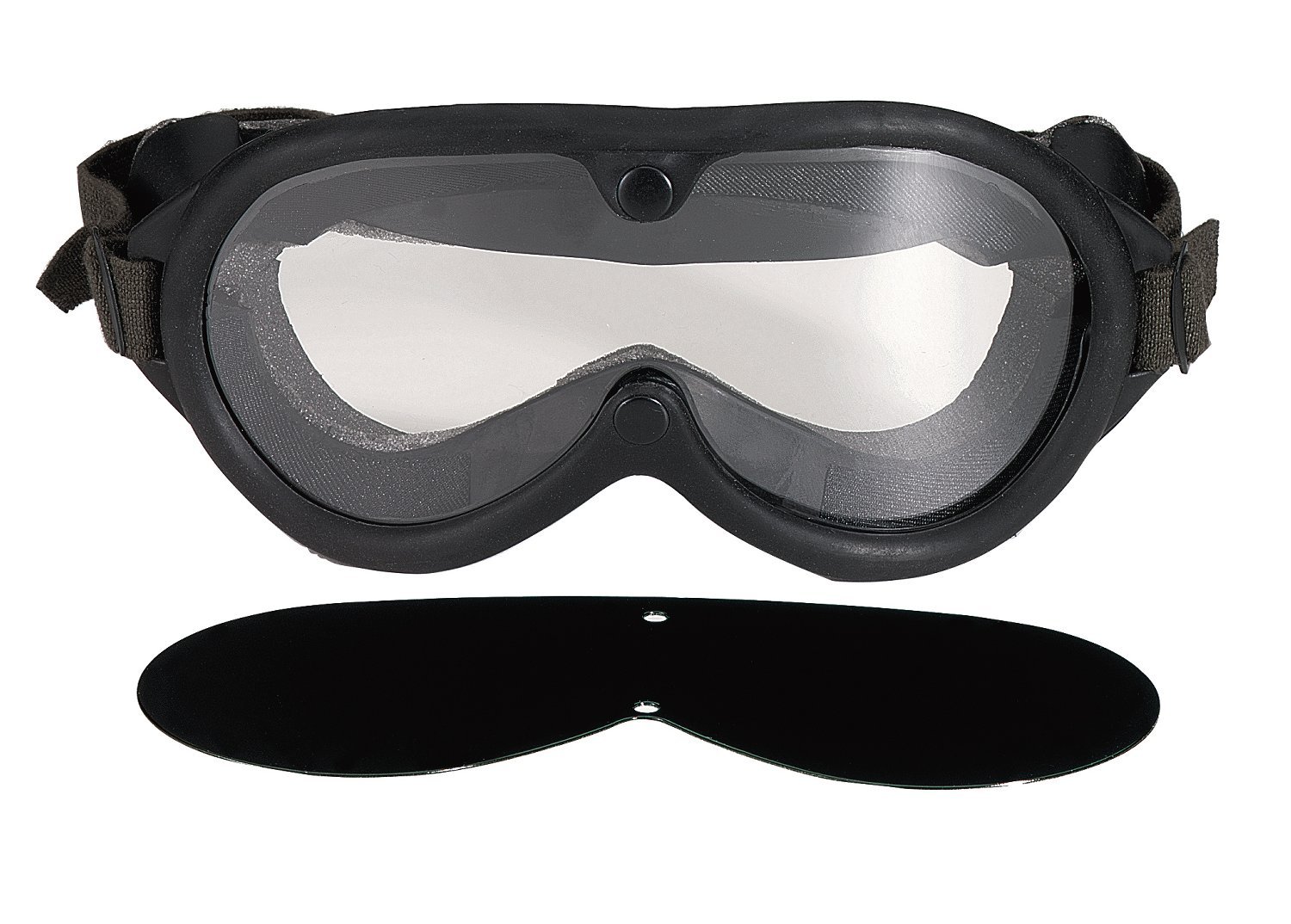 Rothco G.I. Type Sun, Wind & Dust Goggles, Black