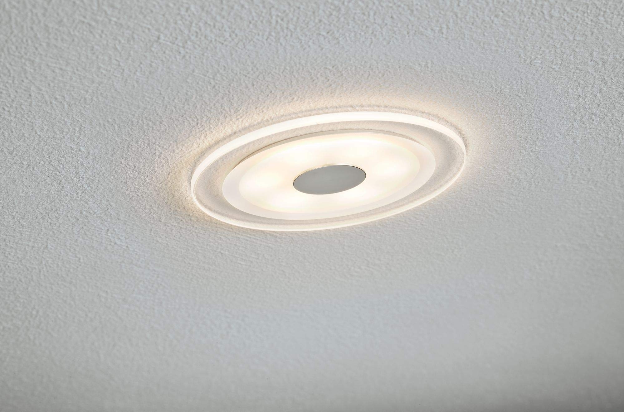 Paulmann 92907 Lampada da incasso LED Whirl rotonda faretto da incasso 3x5,5W a soffitto alluminio satinato apparecchio da incasso luce da incasso dimmerabile apparecchio da incasso a soffitto