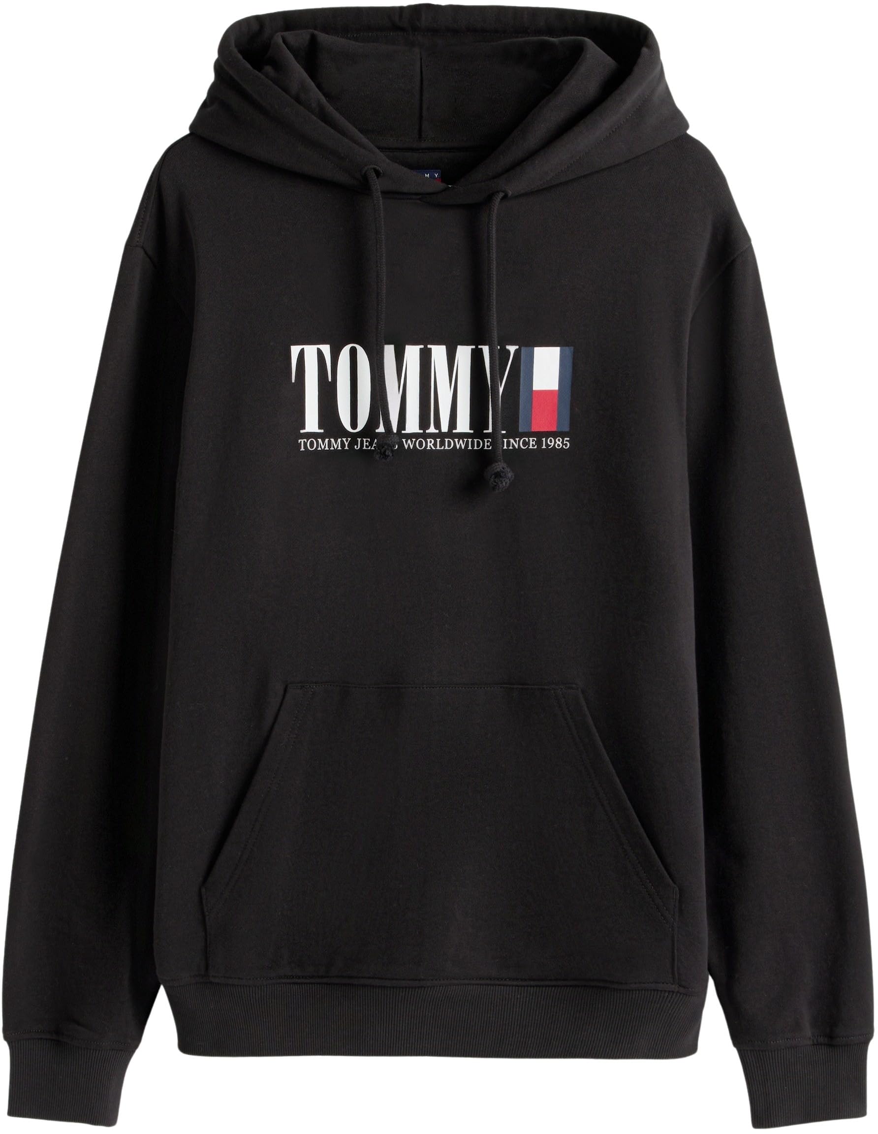 Tommy Jeans Uomo Felpa Graphic con Cappuccio