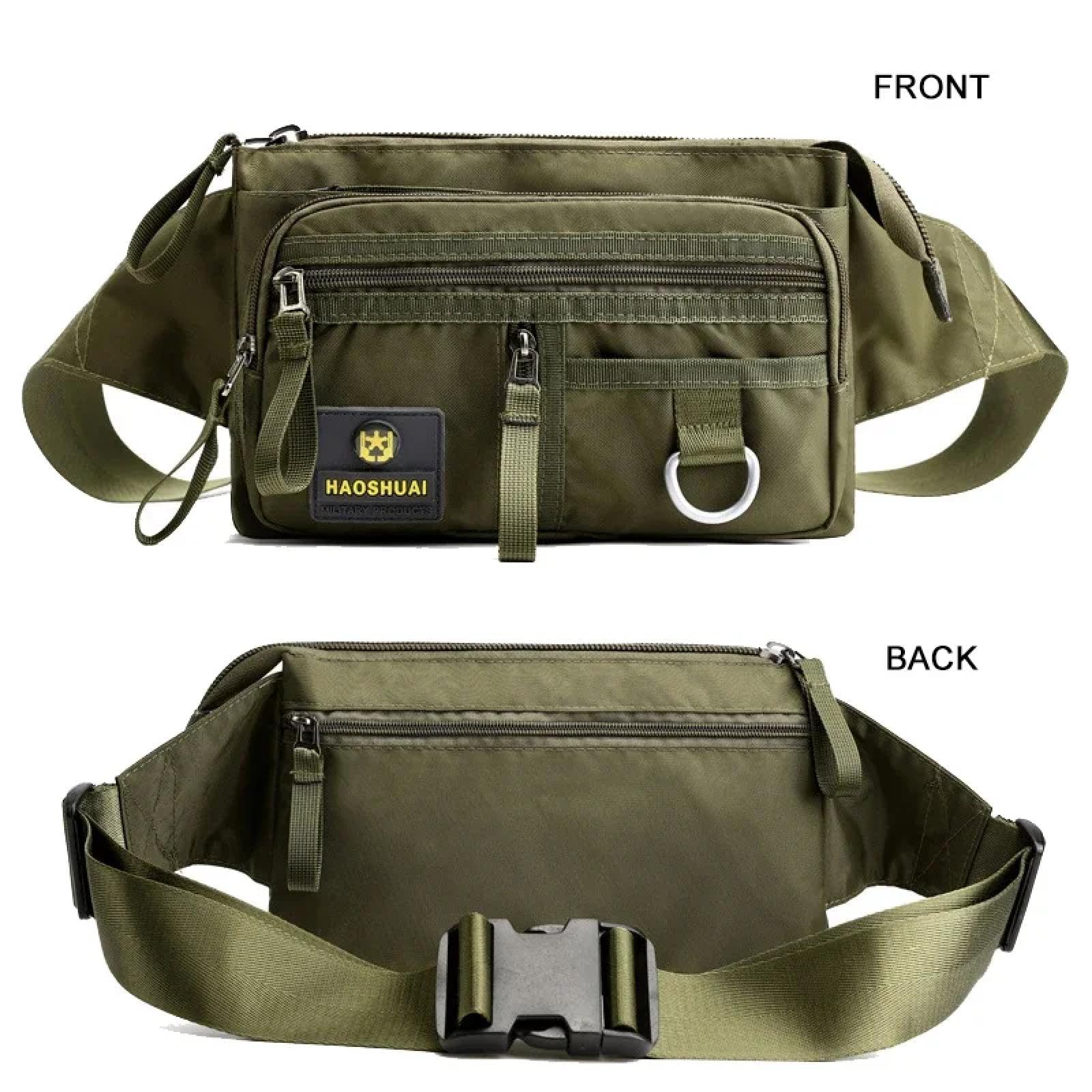 Riñonera Bolsa De Pecho con Cremallera Nylon Hombre Riñonera Bolsos De Cinturón Bandolera Mujer Riñonera Riñoneras Hombre