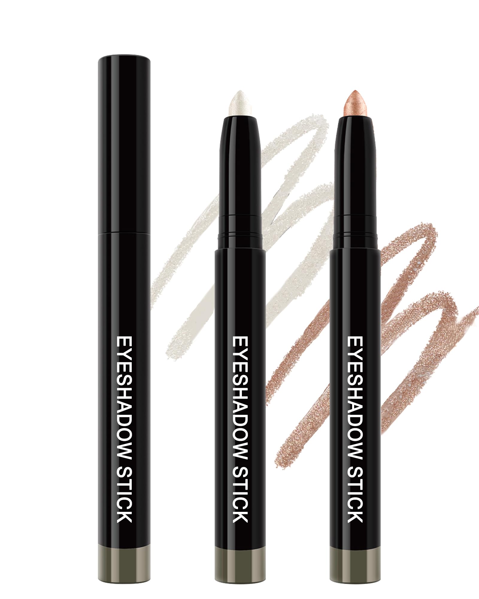 2-in-1 Lidschatten Stick In Orange Kupfer – Creme-zu-Puder, Wasserfest & Hypoallergen – Auch Als Highlighter & Eyeliner Nutzbar
