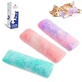 Potaroma Cat Toys Pillows, 3 Pcs, Soft and Durable Cat Crinkle Sound with Catnip Inside, Interactive Indoor Kitten Kicker, Promotes Kitty Exercise