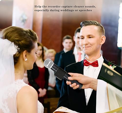 Miniatura 7 de Funda elástica para micrófono de mano compatible con grabadoras inalámbricas DJI Mic, accesorio ideal para fotógrafos de boda (paquete de 2)