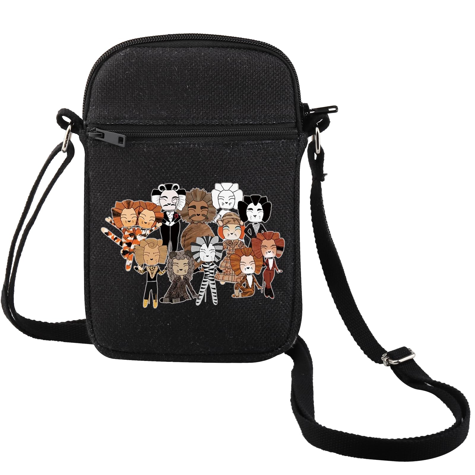 MEIKIUP Cat Makeup Zipper Pouch Bag Musical Theatre Cosmetic Bag Musical Theatre Fans Gift for Women (Cats CB)