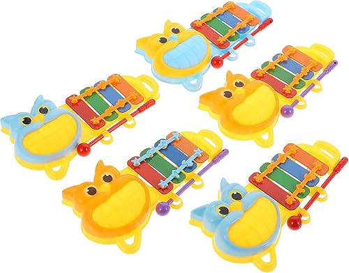 Miniatura 9 de Toyvian Pequeño juguete de xilófono musical: 5 piezas de juguetes pequeños de xilófono para la educación de la primera infancia - Premio de mini