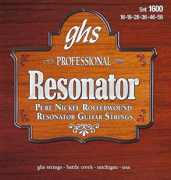 GHS Strings Resonator Electric Guitar Strings 1600 Set, 16-56