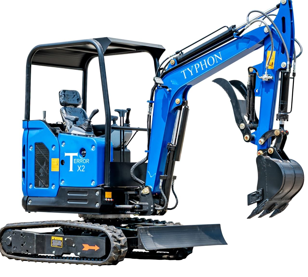 Amazon.com: TYPHON Terror X2 Storm Mini Excavator 2.5 Ton Trench
