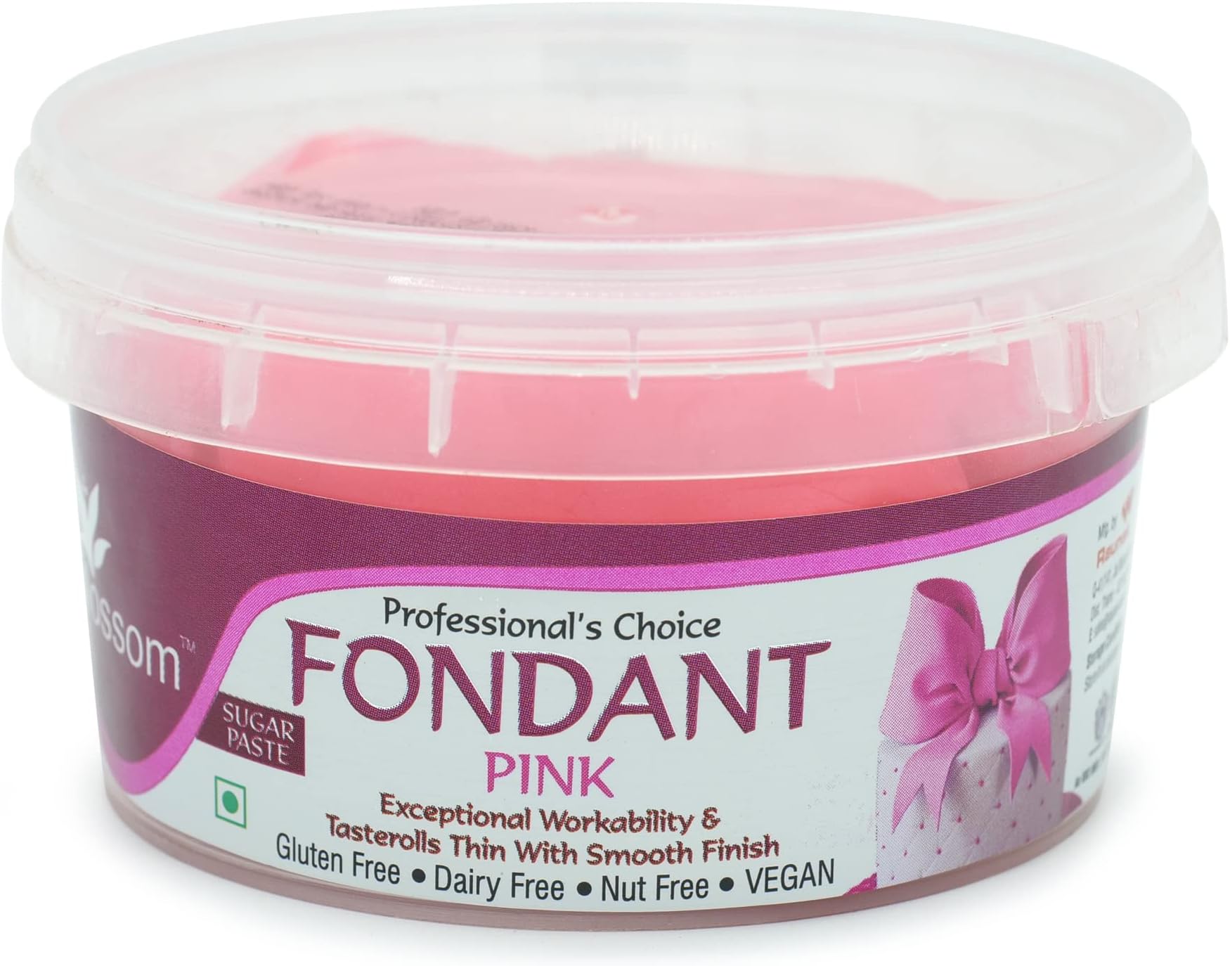 BLOSSOM Pink Sugar Paste/Fondant for Cake Decorating - 200g