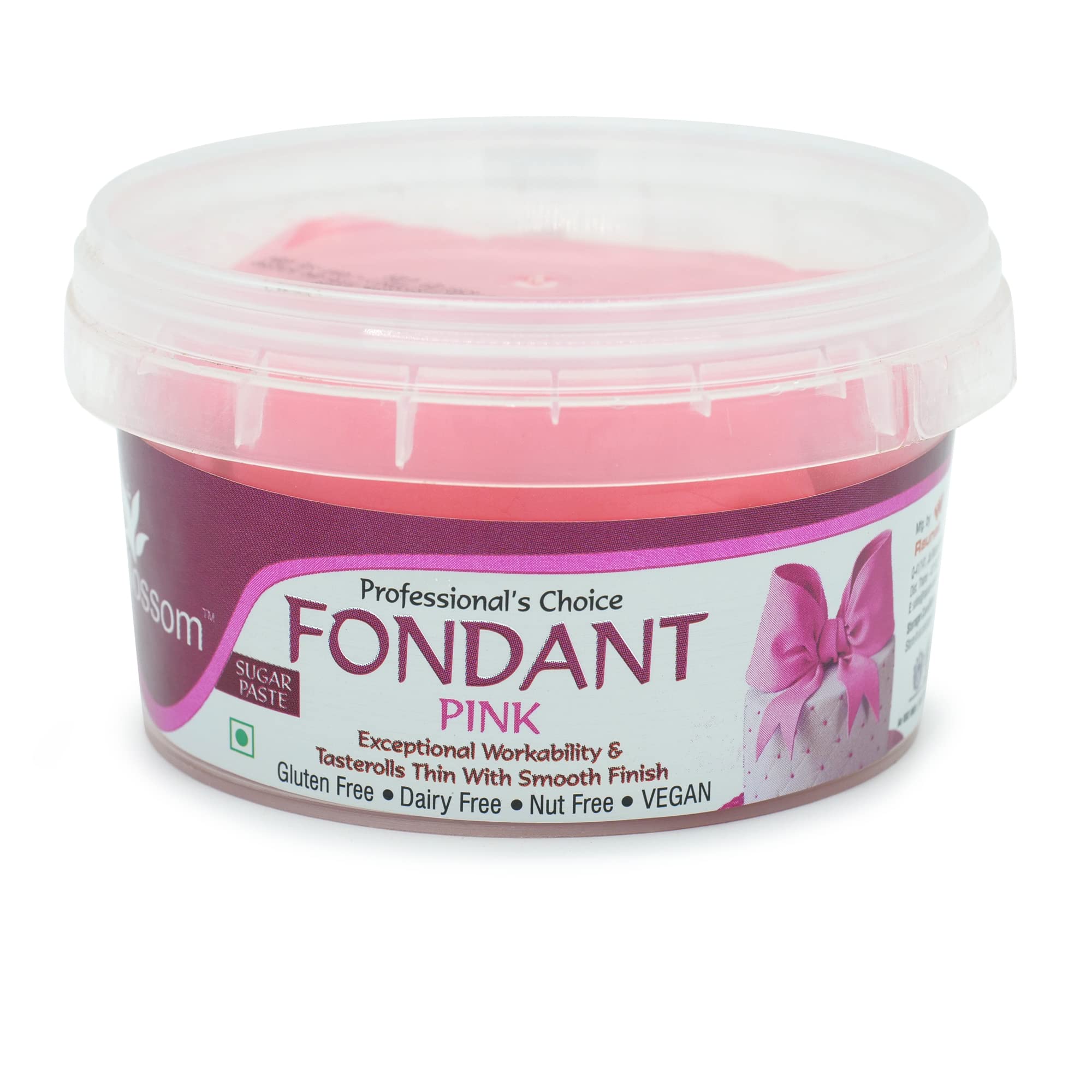BLOSSOM Pink Sugar Paste/Fondant for Cake Decorating - 200g