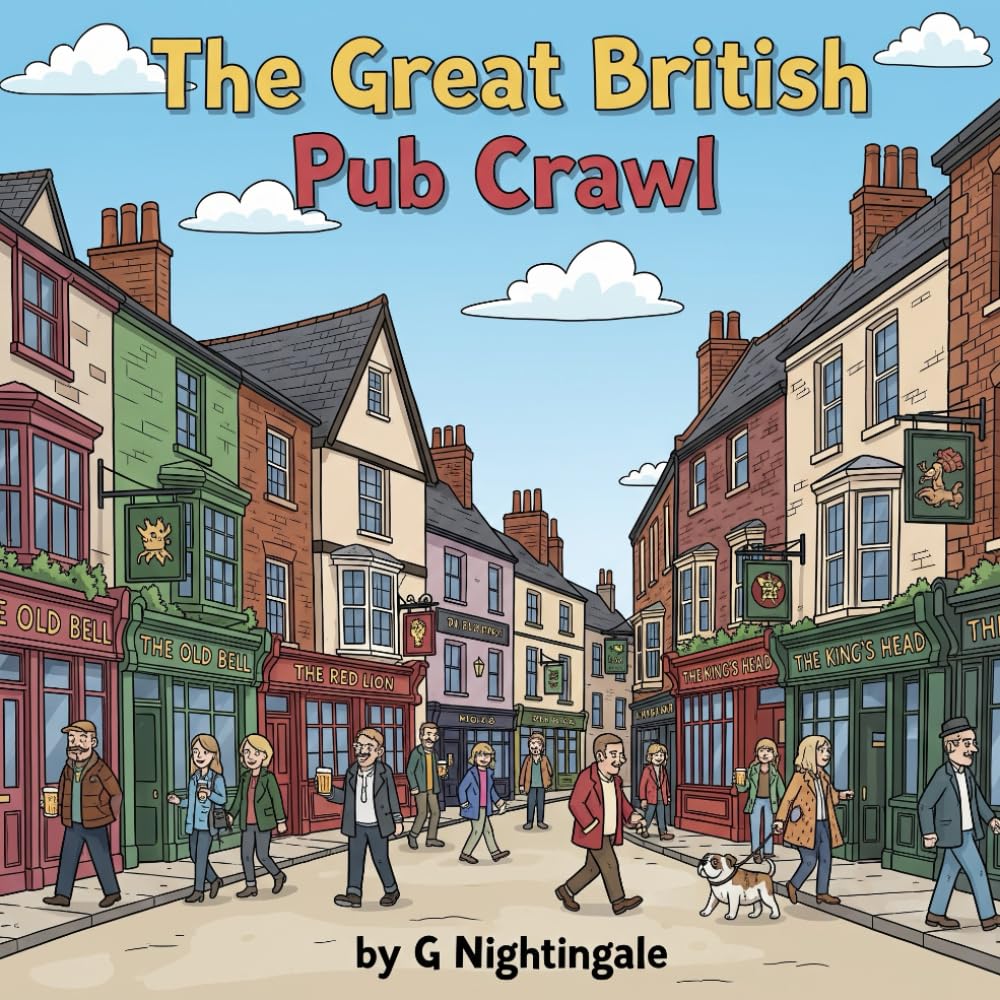 The Great British Pub Crawl: A Colouring Book for Grown-ups