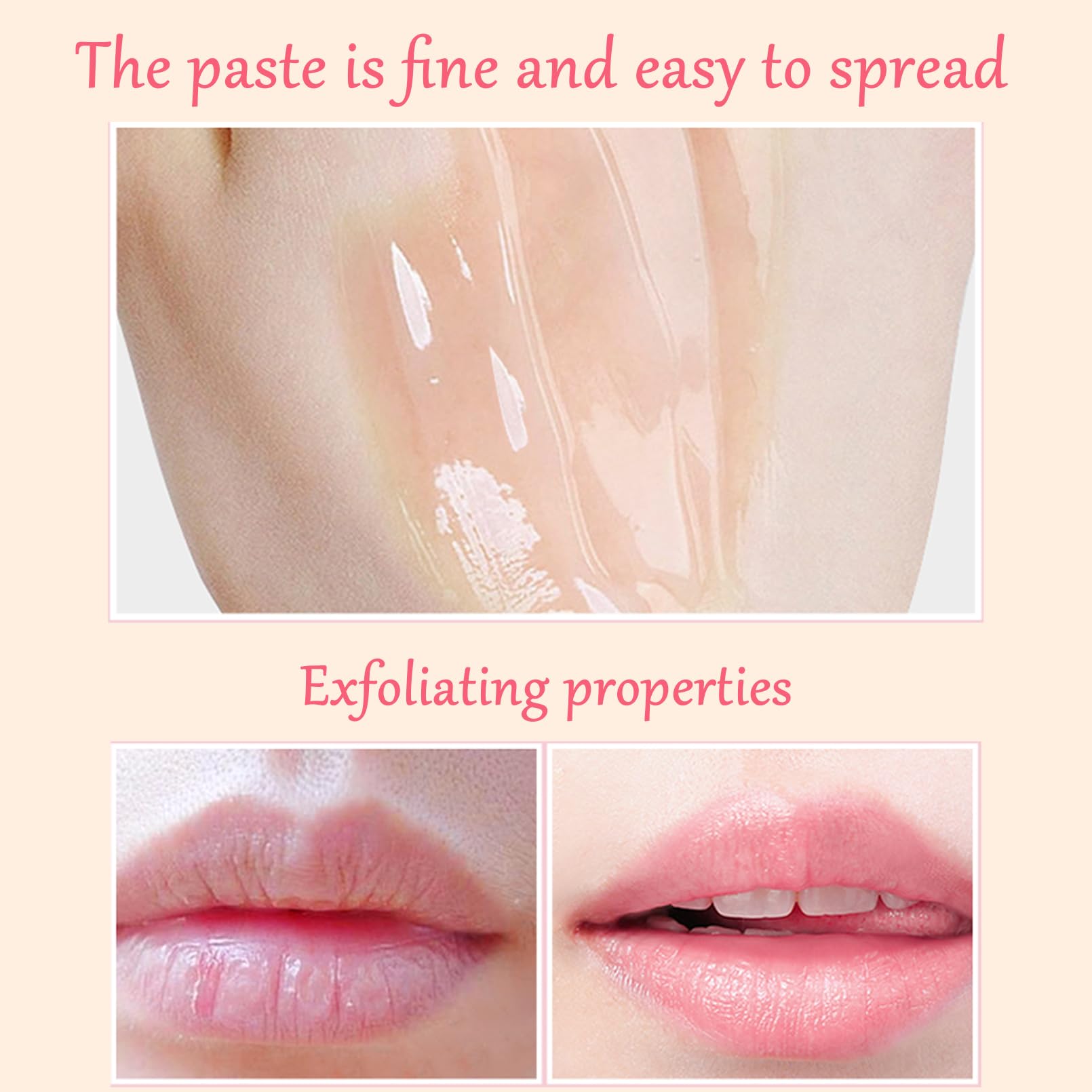 Incisite 2 Pcs Balm Lip Mask, Honey Strawberry Lip Balm Lip Care - Image 4