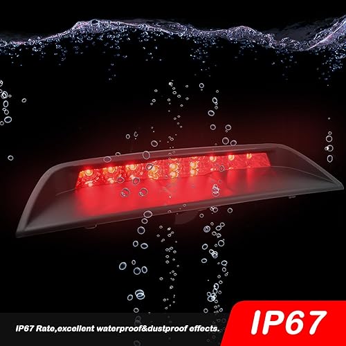 Miniatura 6 de Tercera luz de freno LED compatible con Chevrolet Chevy Cruze Sedan 2011 2012 2013 2014 2015 lámpara de repuesto de luz de freno trasera de montaje