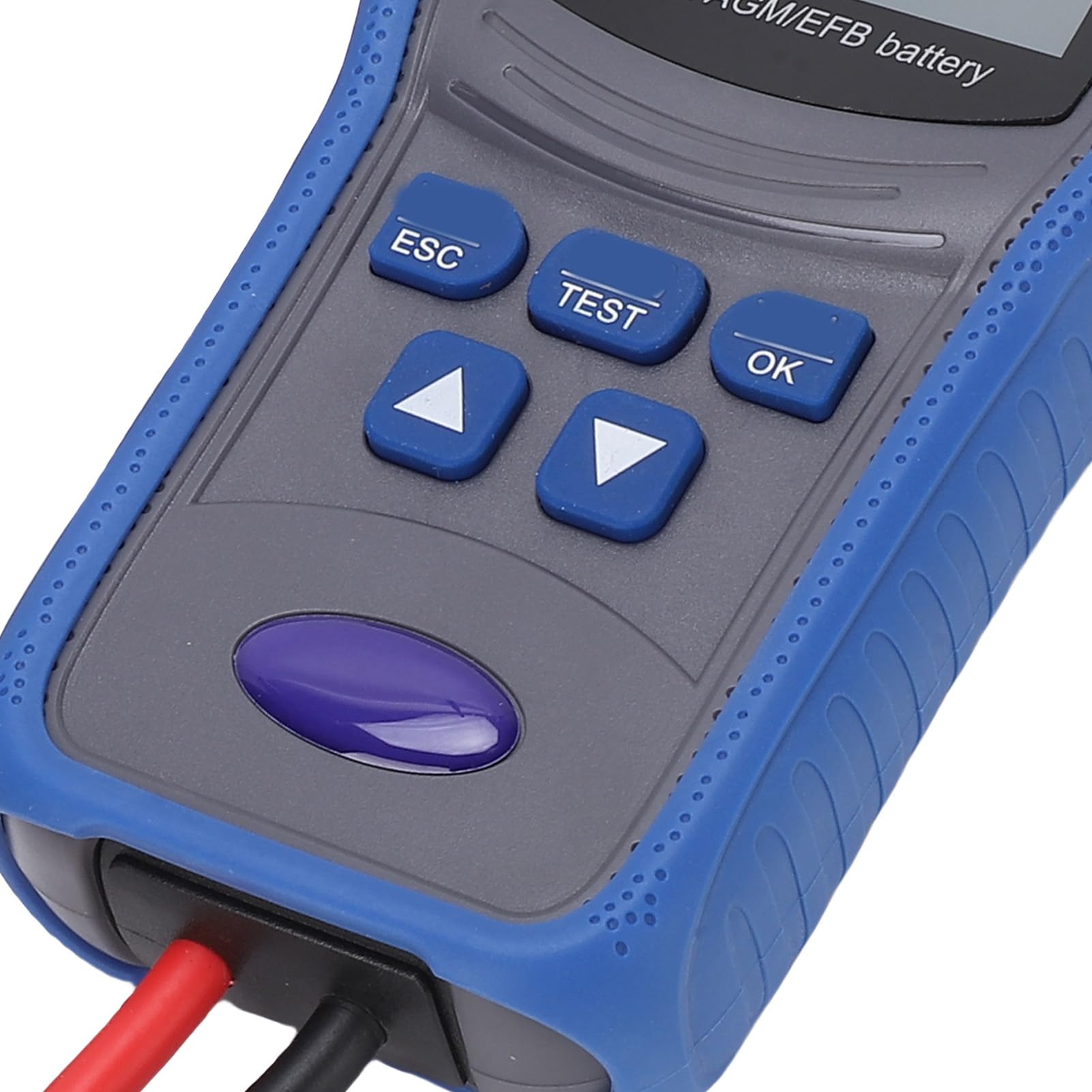 Yosoo Health Gear Testeur de Batterie de Voiture Analyseur de Batterie Automatique Numérique 100 à 2000 CCA ABS Test Kelvin à Quatre Fils Testeur de Charge de pour Voiture Camion Marine Moto Bateau