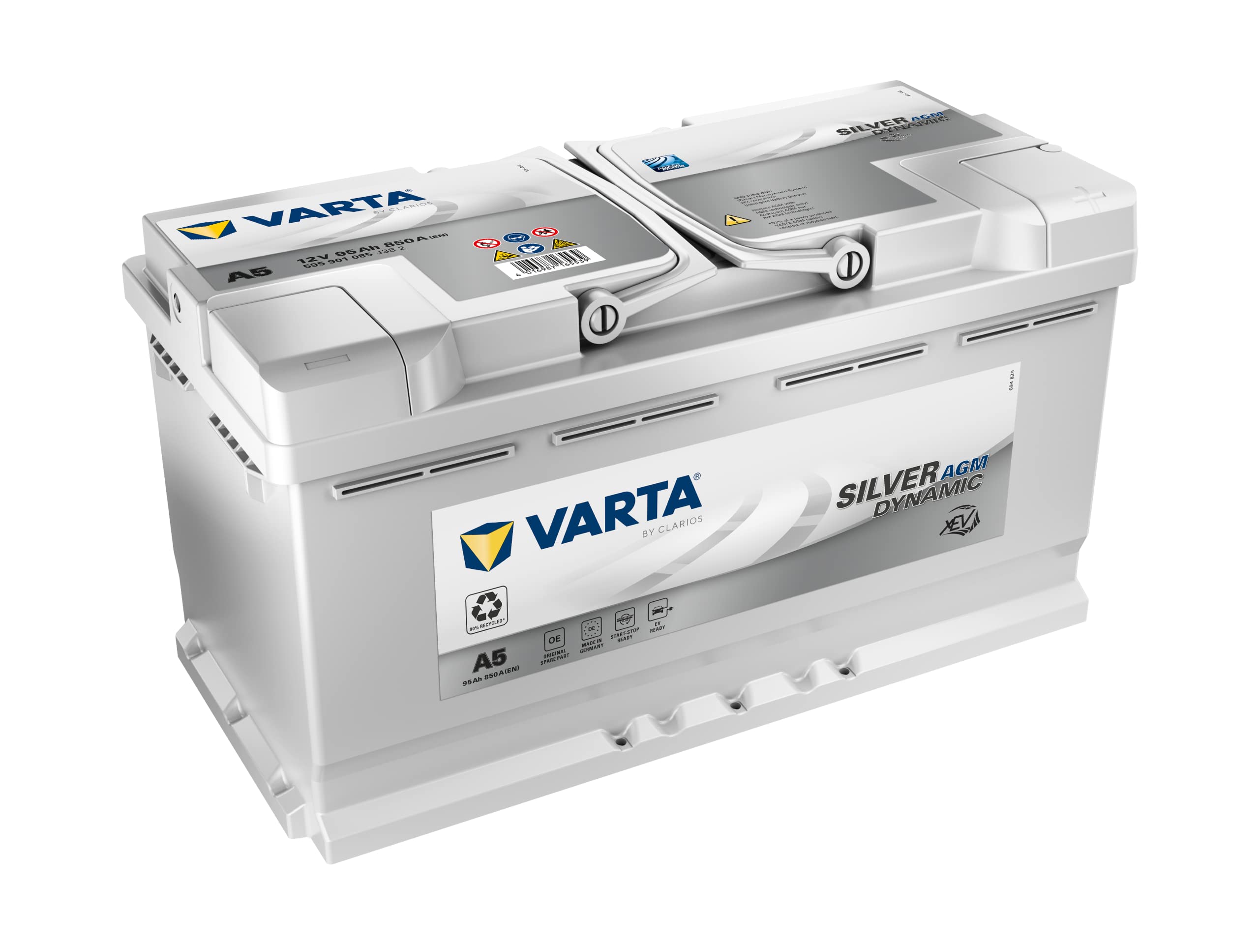 Silver Dynamic AGM xEV 95Ah 850A 353x175x190mm