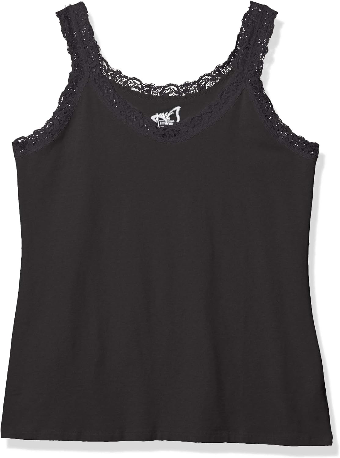 JUST My Size Womens Lace Tank